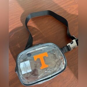 Tennessee Volunteers Clear Crossbody Bag with Orange T Logo